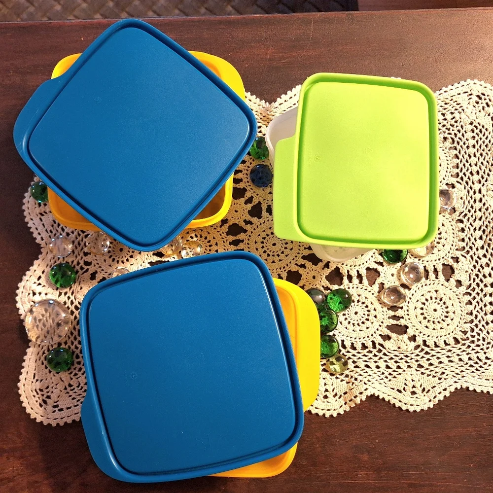 Tupperware Colorful Lunch & Snack Sets (3)
